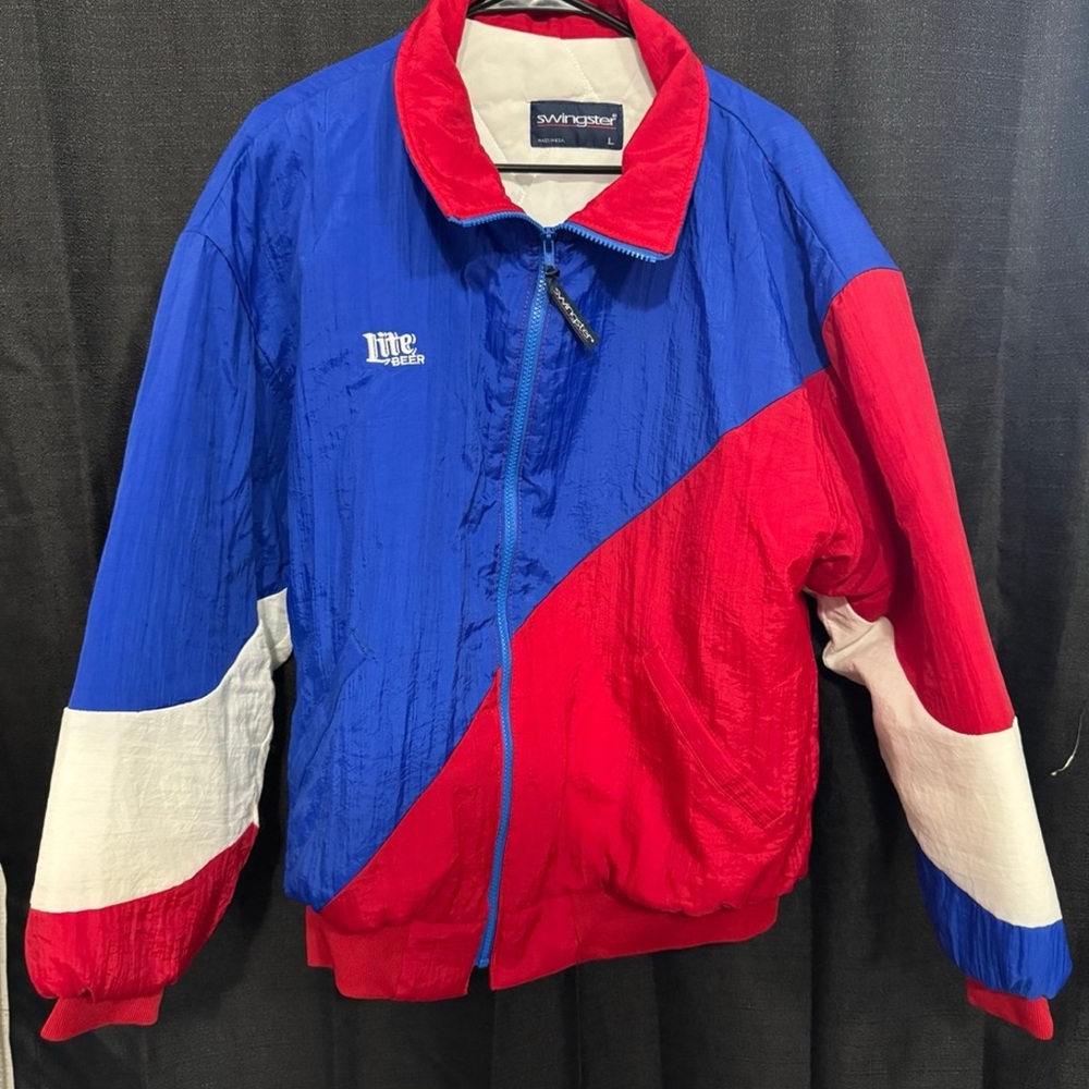Colorblock Windbreaker Jacket - image 1